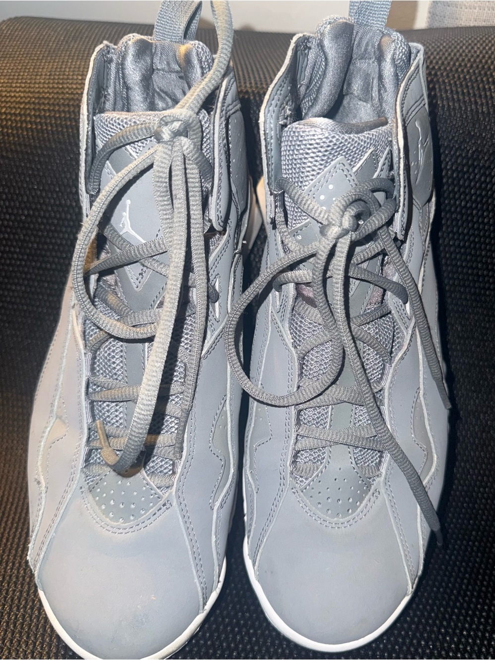 Jordan Women's Grey High-Top Sneakers - Solid Light Grey